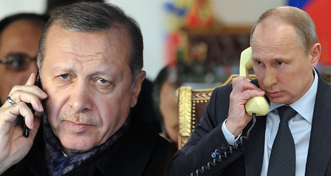 Cumhurbaşkanı Erdoğan, Putin’le telefonla görüştü