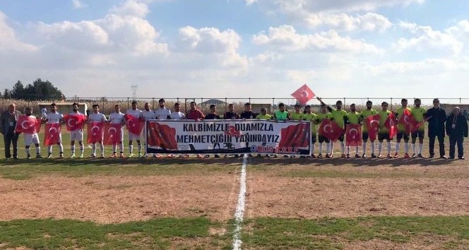Üniversitenin Futbol Takımı Mehmetçik’in yanında