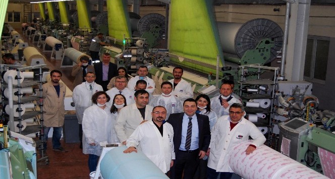 Süleyman Demirel Üniversitesi yetkilileri, SANKO Tekstilde incelemelerde bulundu