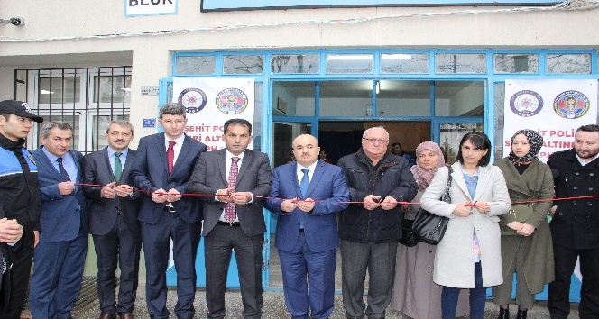 Şehit Sabri Altınbaş kütüphanesi açıldı