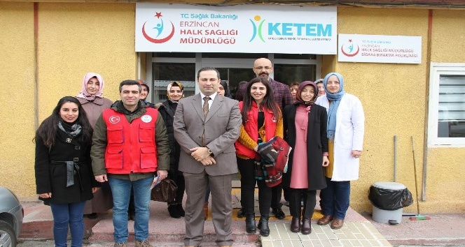 Erzincan’da Gençlerden Ketem ziyareti