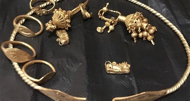 Abhaz köylü mezarlıkta bulduğu hazineyi devlete teslim etti