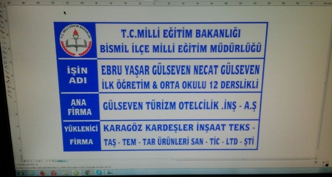 Bismil’de Ebru Yaşar Gülseven Ortaokulu’nun temeli atıldı