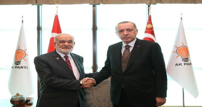 Cumhurbaşkanı Erdoğan, Saadet Partisi Genel Başkanını kabul etti
