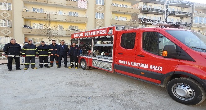 Şırnak Belediyesi, arama kurtarma aracı aldı