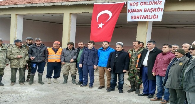 Kırşehir’in Kaman İlçesinde avcılar ’domuz’ avına çıktı