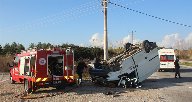 Antalya&#039;da trafik kazası: 1 ölü, 3 yaralı...