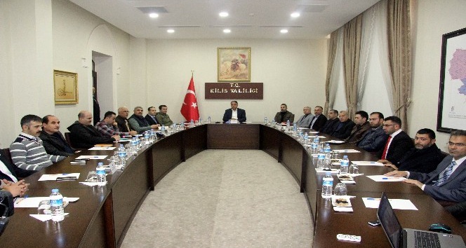 Vali Tekinarslan, Suriye Geçici Hükümeti meclis üyeleri ile bir araya geldi