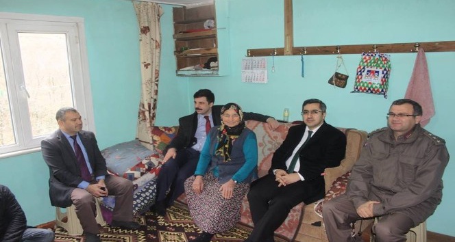 Kaymakamdan şehit ailesine ziyaret
