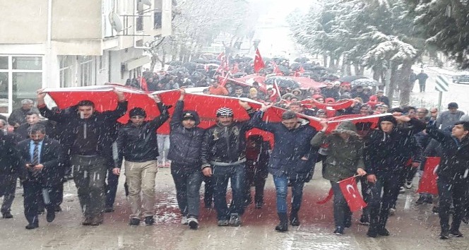 Pazarlar’da ’Tüm Anadolu ayaktayız, emperyalizme karşı savaştayız’ mitingi