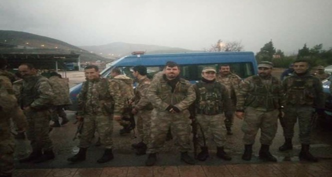 Nurdağı’ndan 15 köy korucusu Afrin’e yola çıktı