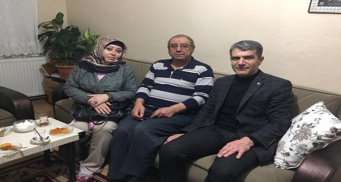 AK Parti Merkez İlçe Teşkilatı’ndan hasta ziyareti