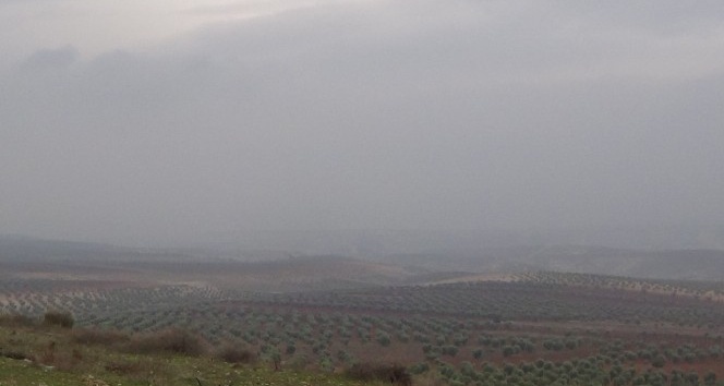 Suriye sınırında yoğun sis