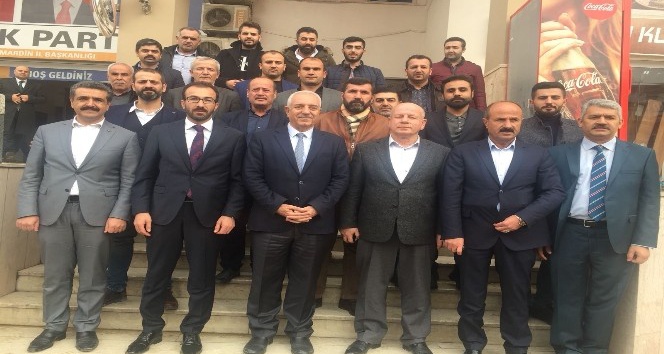 Ak Parti Şırnak il başkanı ve yönetim kurulu üyeleri Mardin’i ziyaret etti