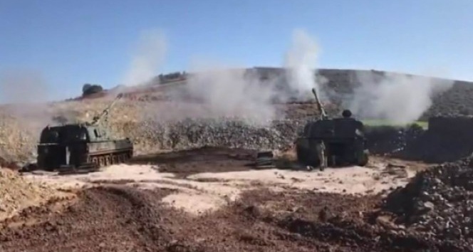 Afrin’deki PYD hedefleri vurulmaya devam ediliyor