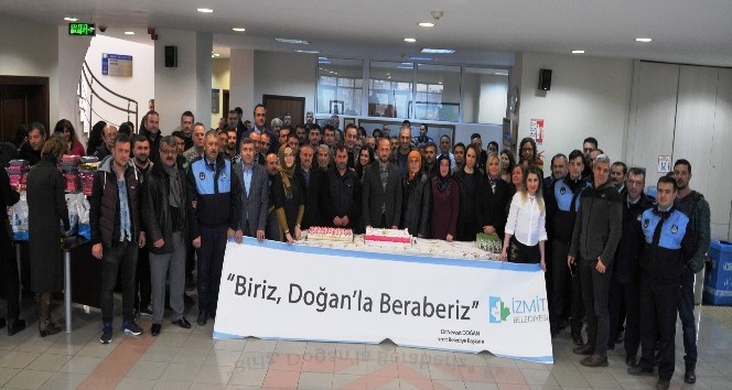 İzmit Belediyesinde 284 personelin doğum günü kutlandı