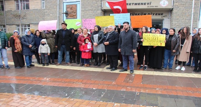Elazığlı kadınlardan istismar olaylarına tepki