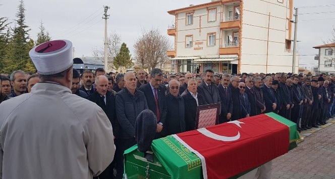 Karaman’ın Akçaşehir belediye başkanı son yolculuğuna uğurlandı