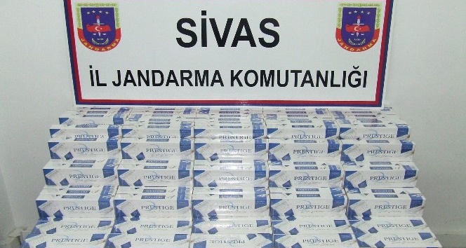 Sivas’ta kaçakçılık operasyonları