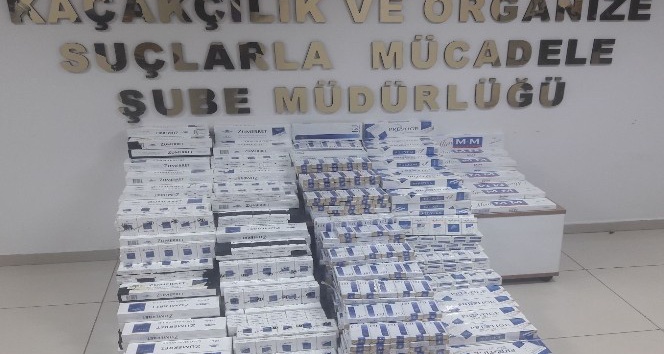 Çorum’da 3.340 paket kaçak sigara ele geçirildi