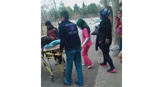 Balkondan düşen Suriyeli yaralandı