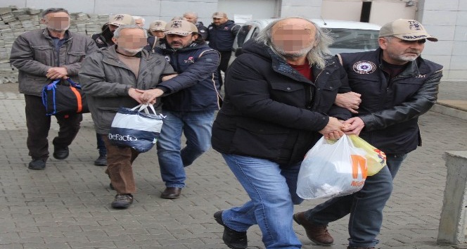Samsun’da terör propagandasından gözaltına alınan 6 kişi adliyeye sevk edildi