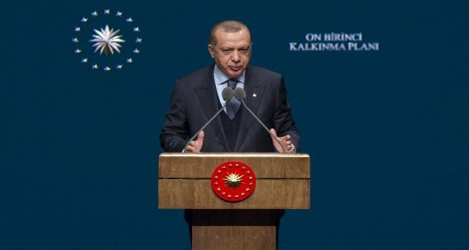 Cumhurbaşkanı Erdoğan: &quot;Kimseye muhtaç olmadan kendi göbeğimizi kestik&quot;