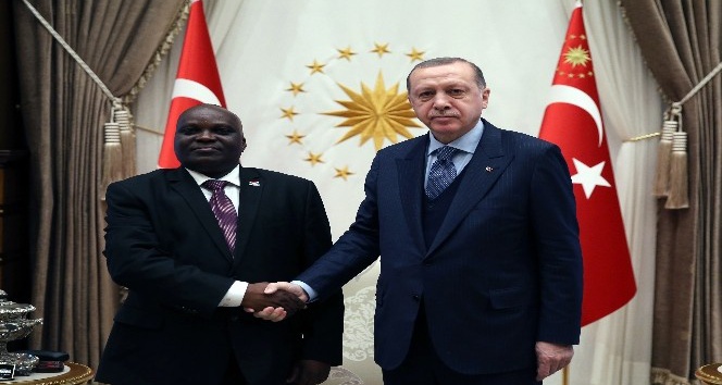 Cumhurbaşkanı Erdoğan, Burundi Meclis Başkanını kabul etti