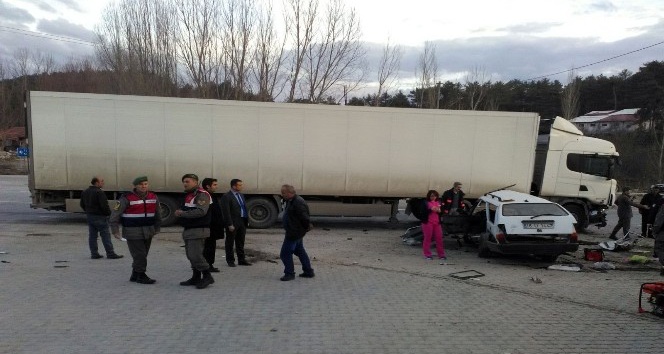 Bursa’da trafik kazası: 1 ölü, 1 yaralı