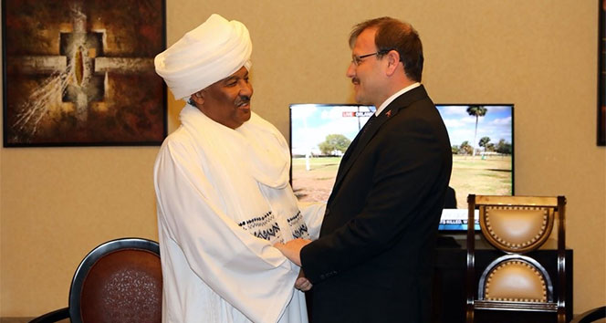 Başbakan Yardımcısı Çavuşoğlu, Sudanlı bakanlarla görüştü