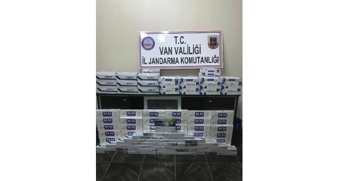 Jandarma, 11 bin 821 paket kaçak sigara ele geçirildi