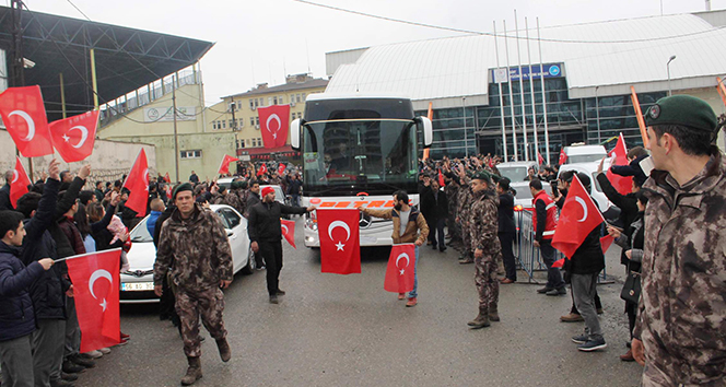 Siirt’te 60 özel harekat polisi Afrin’e uğurlandı