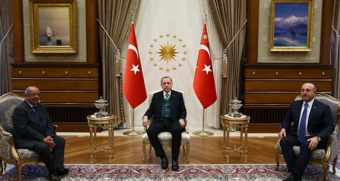 Cumhurbaşkanı Erdoğan, Cezayir Dışişleri Bakanı&#039;nı kabul etti