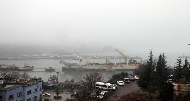 Zonguldak’ta sis etkili oldu