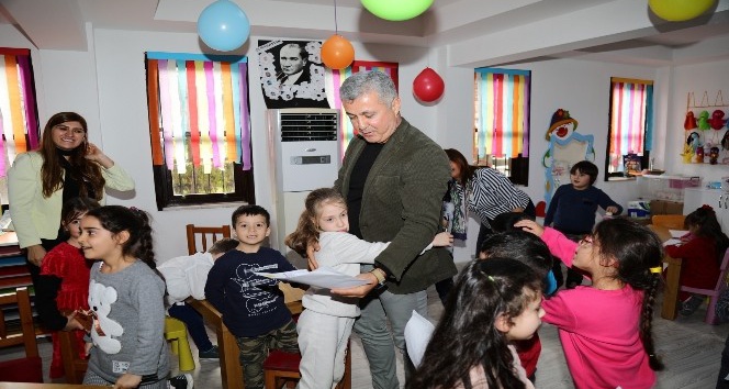 Başkan Sözen, Kreş ve Çocuk Kültür Merkezi’ni inceledi