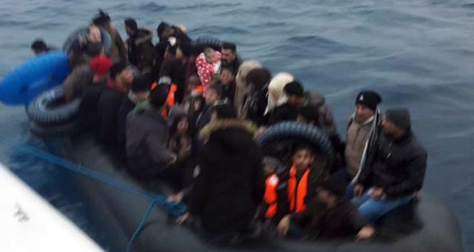 Kuşadası Körfezi’nde 103 kaçak göçmen yakalandı