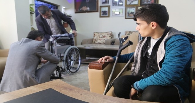 Engelli deneğinden tekerlekli sandalye yardımı