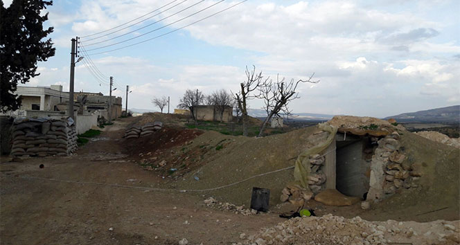 Afrin&#039;de temizlenen köylerde tüneller bulundu
