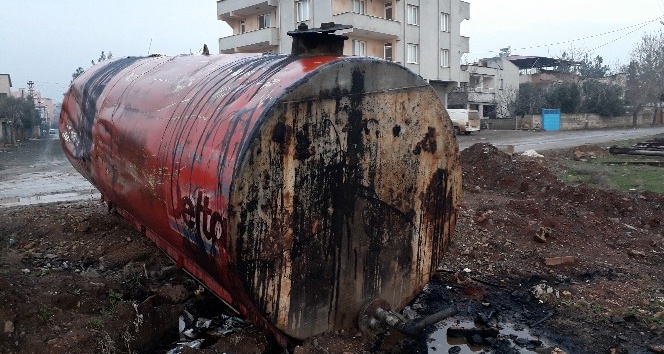 Gaziantep’te yavru köpek ful-oil dolu yakıt tankına atıldı