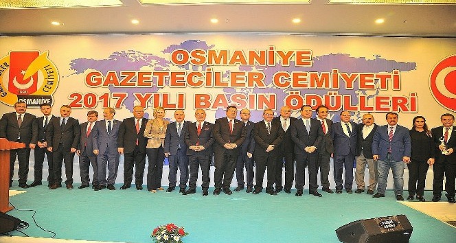 Osmaniye Gazeteciler Cemiyeti Basın Ödülleri sahiplerini buldu