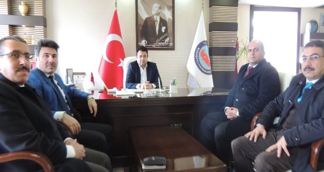 Kaymakam Avcı Rektör Karacoşkun ile bir araya geldi