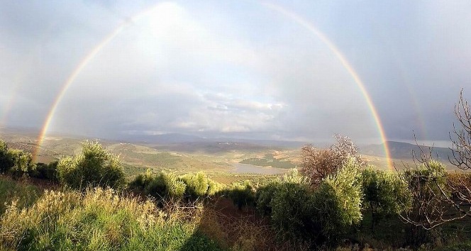 Kilis’te seyirlik gök kuşağı