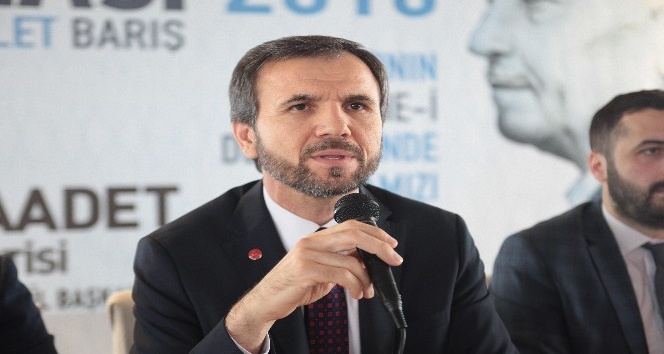 SP Genel Başkan Yardımcısı Doğan: "Saadet Partisi Cumhurbaşkanlığı için tek başına aday çıkartacak"