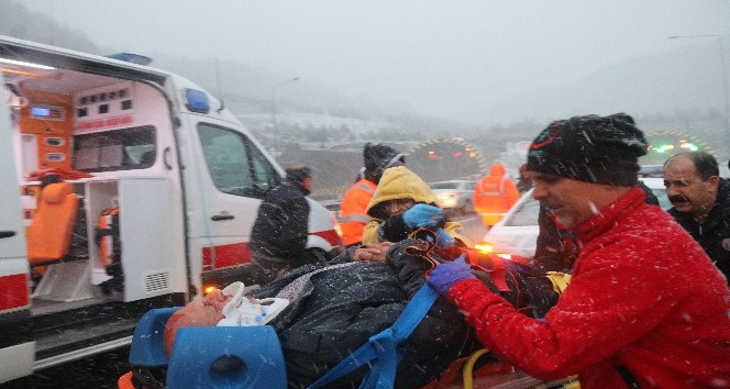 Bolu Dağı’nda kaza: 2 yaralı