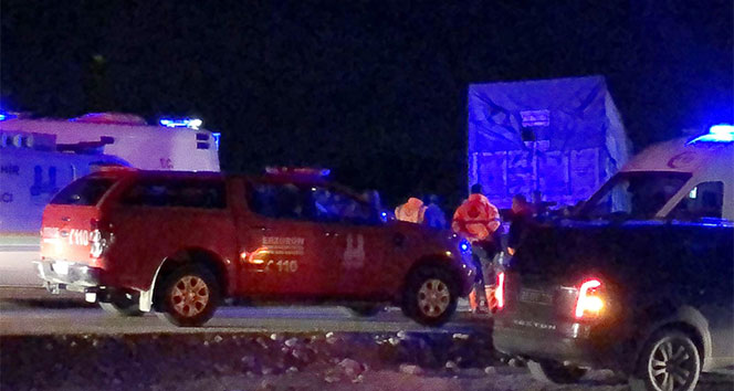 Erzurum’da trafik kazası: 4 ölü, 1 yaralı