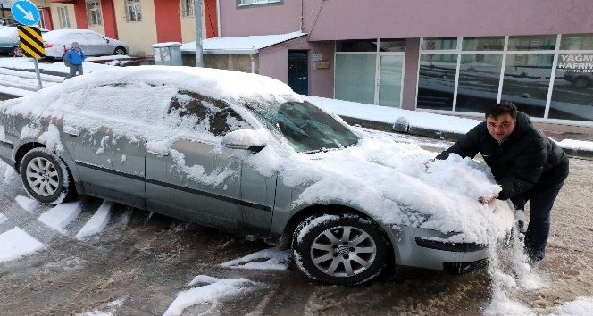 Yozgat’ta kar sevinci