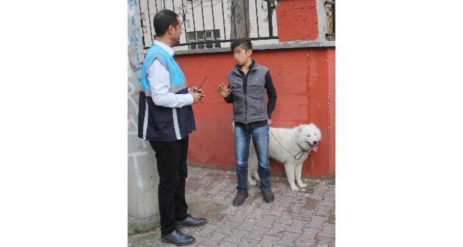 "Köpeğimi vermem" dedi, kimliğini ibraz edemeyince "Barut"a el konuldu