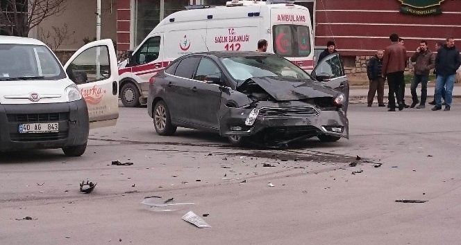 Kırşehir’de kaza 1 yaralı