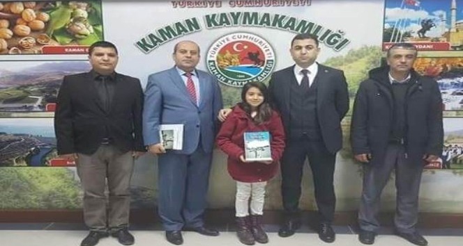 Hikaye yarışması birincisi Rumeysa’nın projesi kitapta yer aldı