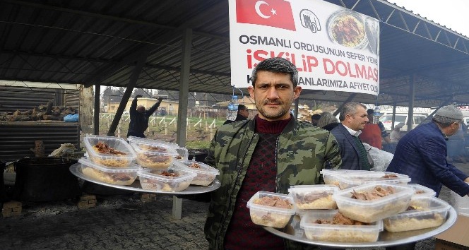 41 kazan İskilip dolması Mehmetçiğe gönderildi